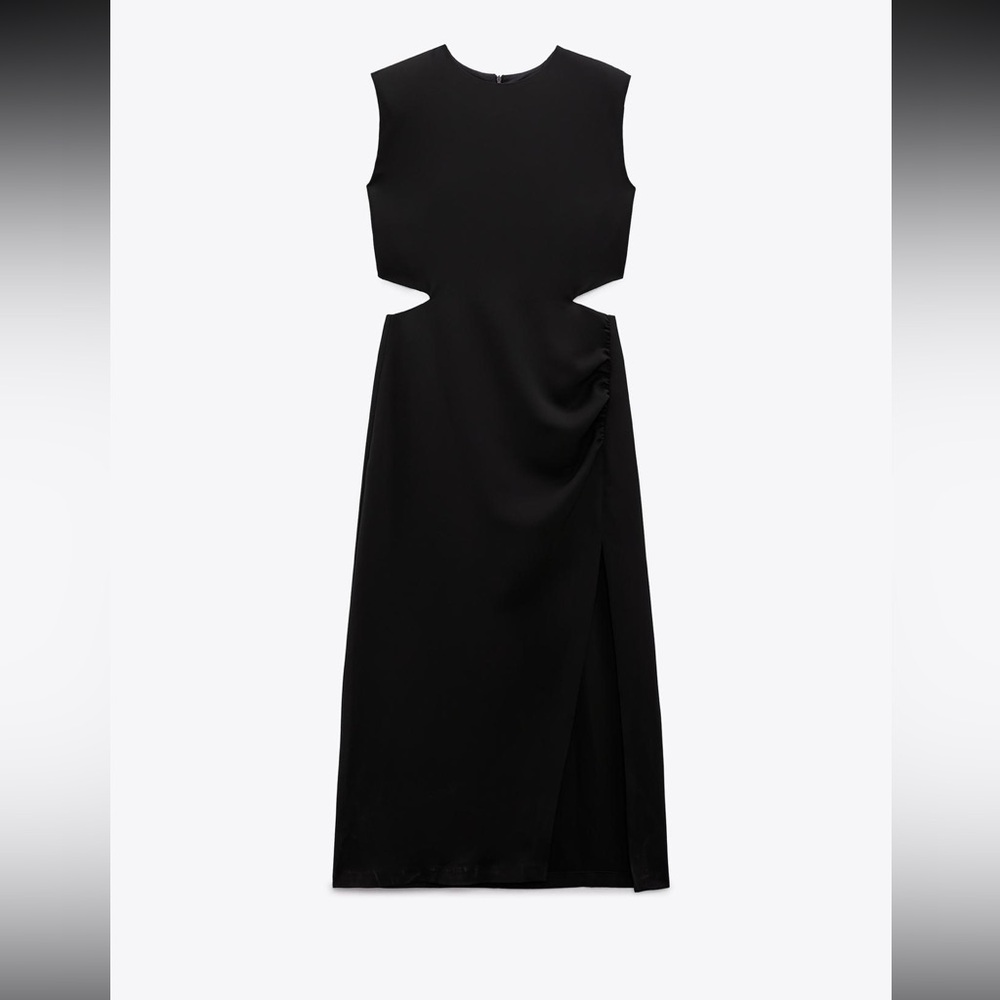 Zara Black Backless Dress